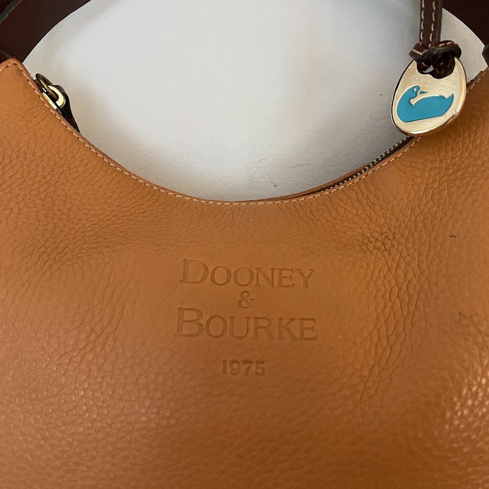 Dooney & Bourke 1975 Pebble Leather Hobo Bag - Picture 2 of 10